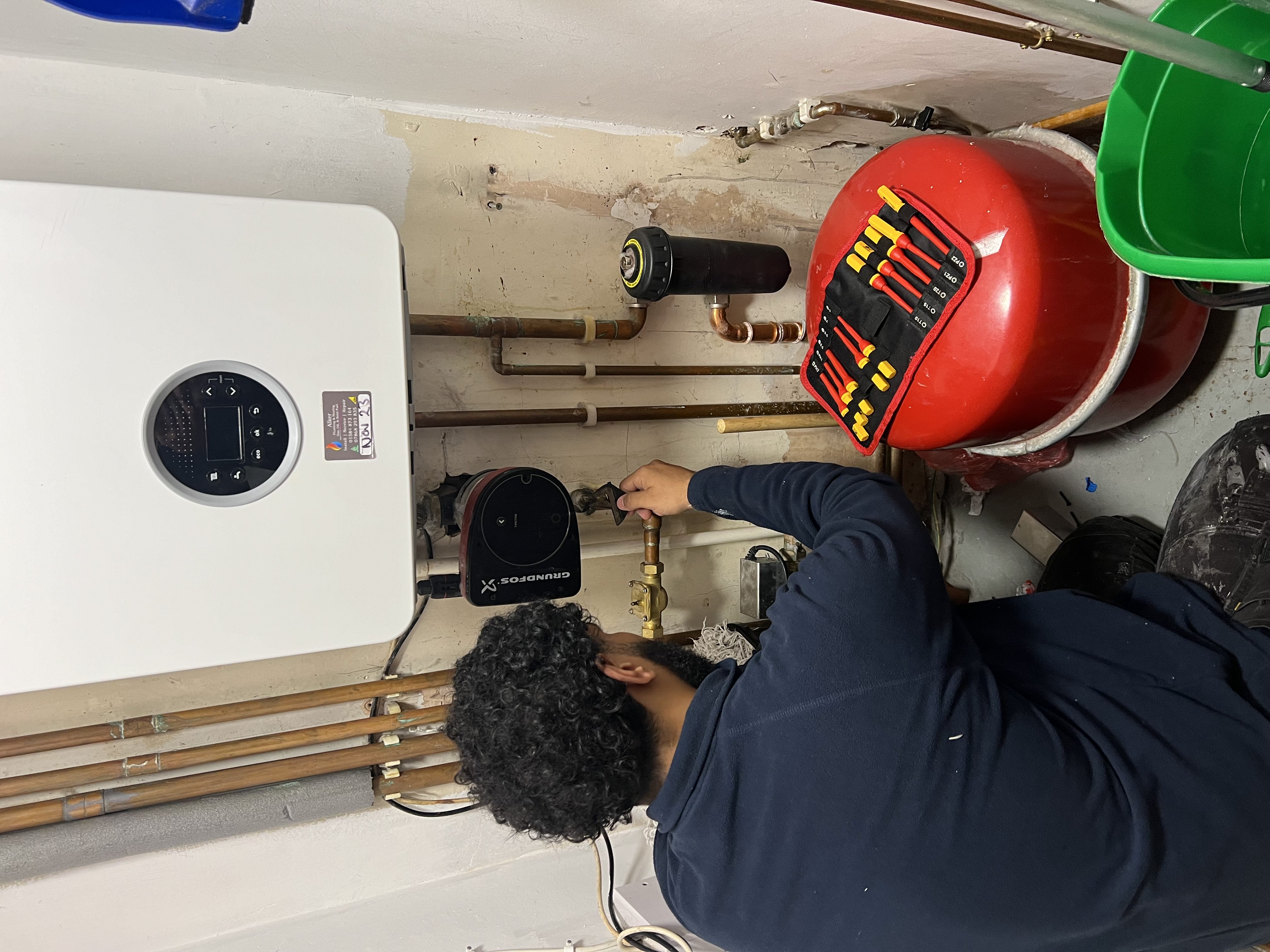 Boiler swap and controls